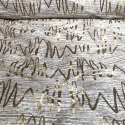 Zion Jacquard Table Runner in Gold